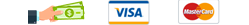 Cash - Visa - Mastercard
