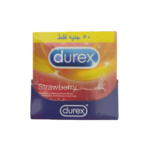 عازل طبي ديوركس - فراولة عرض ال50 جنيه 12 عبوة -- Durex Strawberry Condoms - 50 EGP Offer - 12 packs